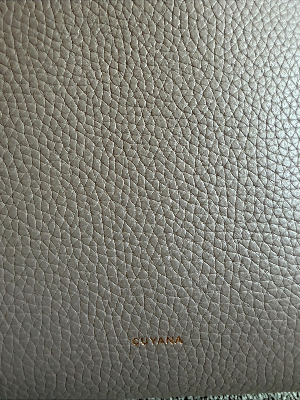 Cuyana Pebbled Leather Oversized Linea Shoulder Tote Bag fits Laptop in Sleeve - Picture 3 of 12
